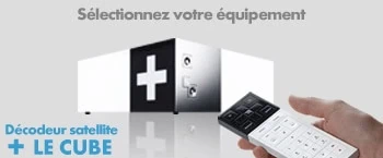 Le Cube canal + bloqué sur bienvenue