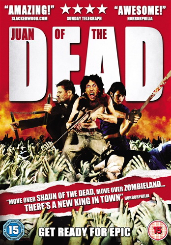 Copie artistique entre le DVD du film Juan of the dead et le DVD du film La horde