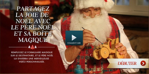 Vidéo personnalisée du Père Noël pour vos enfants