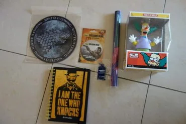 Avis sur le GeekPack de mai 2014 spéciale séries TV