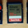 Comparatif des vitesses des cartes mémoires SD Sandisk et Transcend