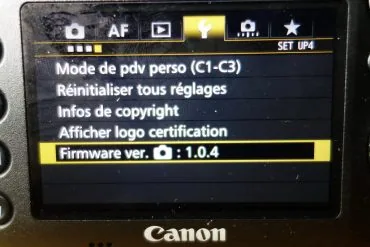 Tuto : Mettre à jour votre firmware du Canon EOS 7D Mark II