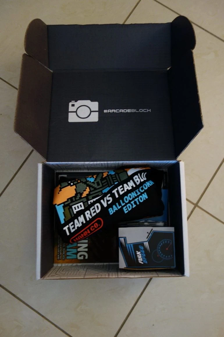 Réception box Arcade Block juin 2015