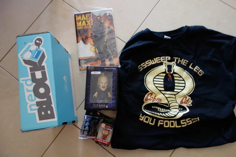 Réception box Nerd Block juillet 2015