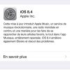 IOS 8.4 non disponible pour certains iphone 4s ?