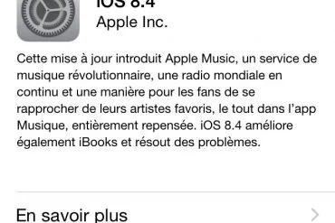 IOS 8.4 non disponible pour certains iphone 4s ?