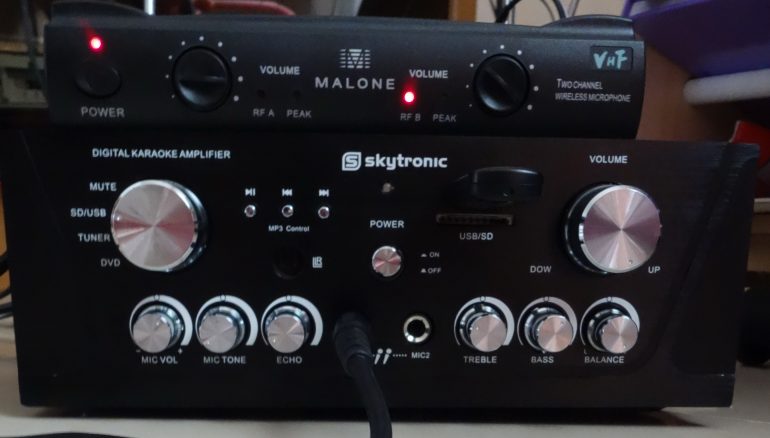 Avis sur l'amplificateur HiFi Karaoké Skytronic