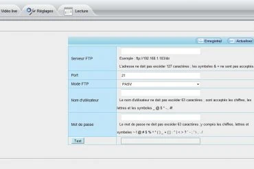 Tuto configuration d'une caméra IP Foscam FI9821P ou d'une autre caméra Foscam