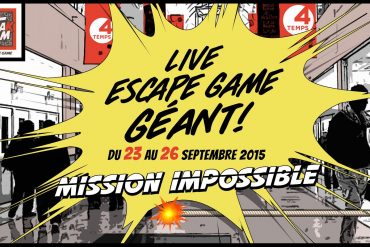 Le plus grand Live Escape Game de France du 23 au 26 septembre 2015