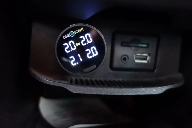 Test du Système de contrôle sans fil de pression des pneus oneConcept AirCo One