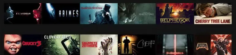 Netflix : Ou sont les films d'horreur ?