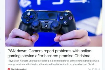 PSN HS : Sony merci pour ce noël