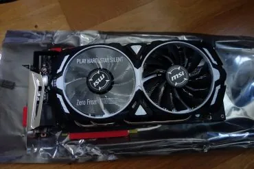 Avis sur la carte graphique Nvidia GeForce GTX 1080 MSI Armor OC