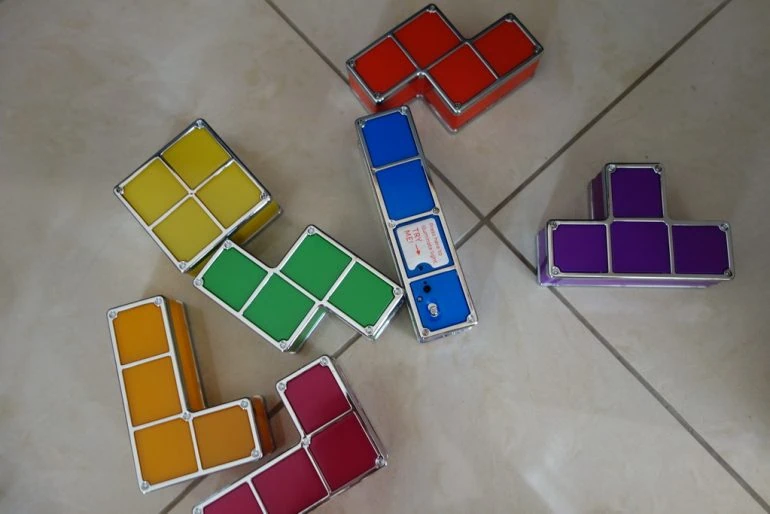 Test d'une lampe tetris