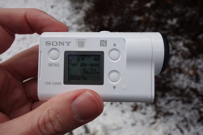 Test de l'action cam Sony FDR-X3000R