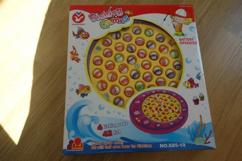 Test d'un jeu de pêche (fishing games) de SGILE