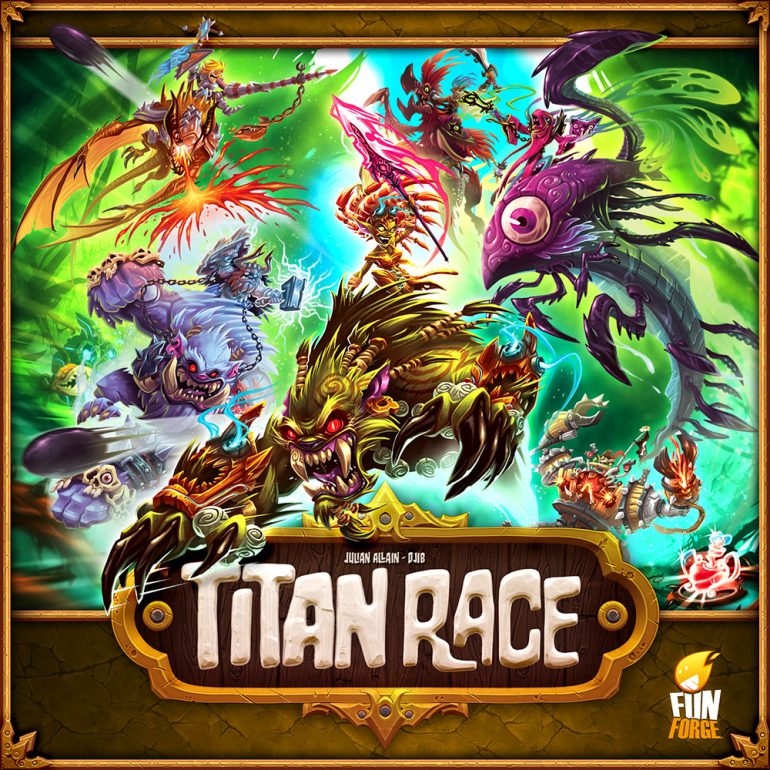 Titan Race : unboxing et videorègle du jeu chez FunForge