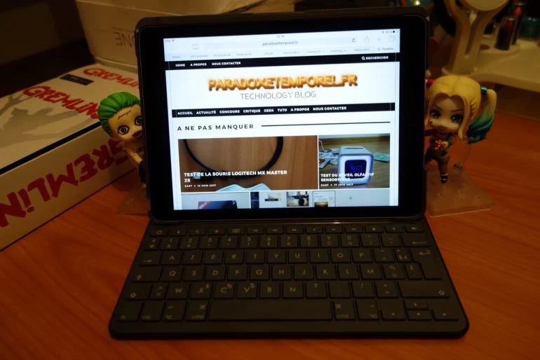 Test de l'étui clavier Logitech Slim Folio