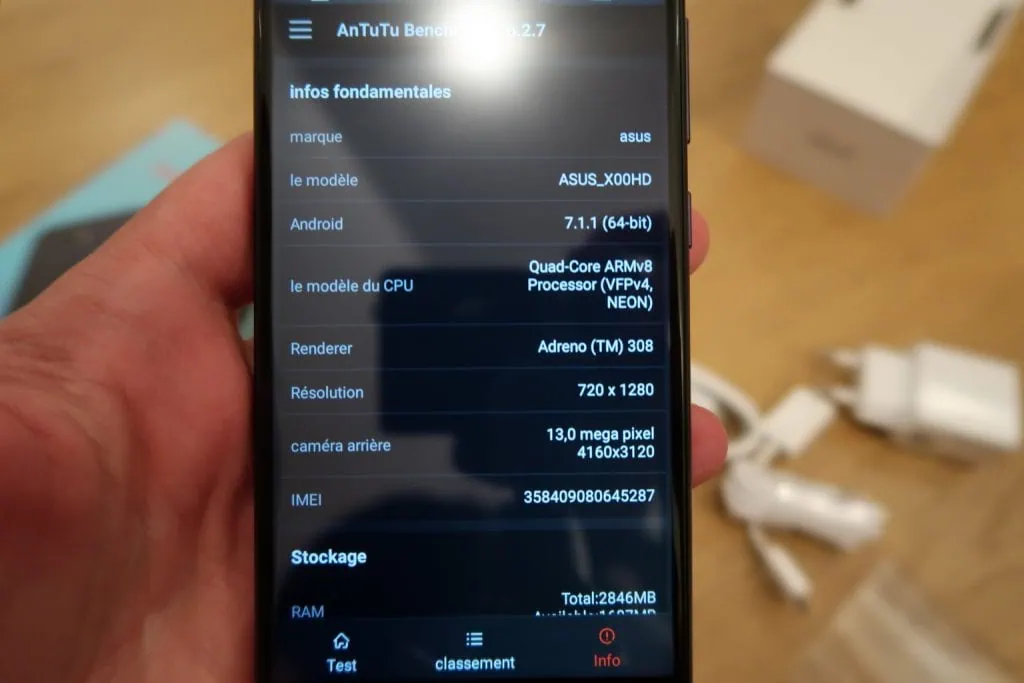 Test du smartphone Asus Zenfone 4 Max ZC520KL