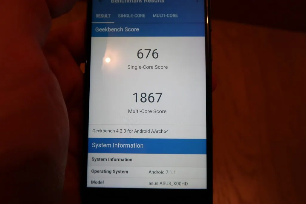 Test du smartphone Asus Zenfone 4 Max ZC520KL
