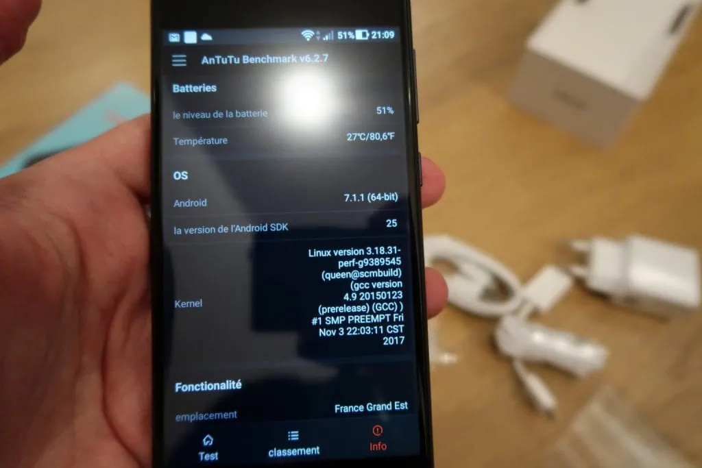 Test du smartphone Asus Zenfone 4 Max ZC520KL