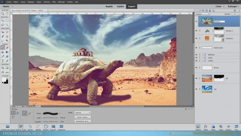 Tuto Apprendre Photoshop Elements 15