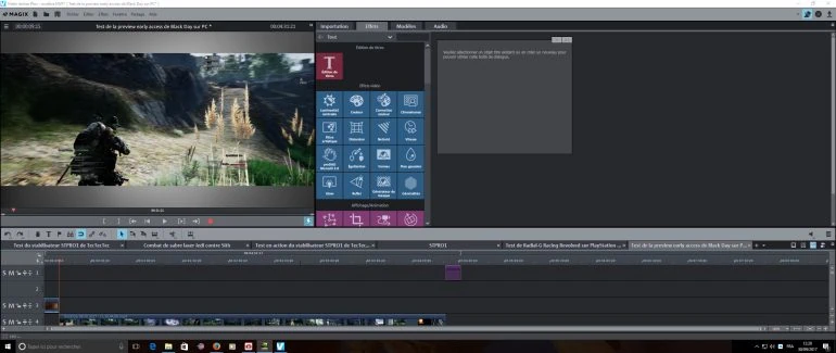 Test de Magix video deluxe plus 2018