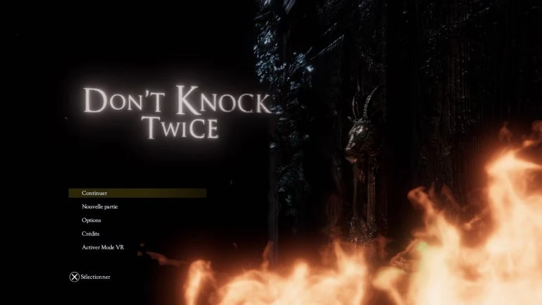 Test de Don't Knock Twice sur PS4