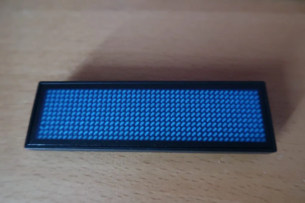 Test d'un badge rechargeable et programmable