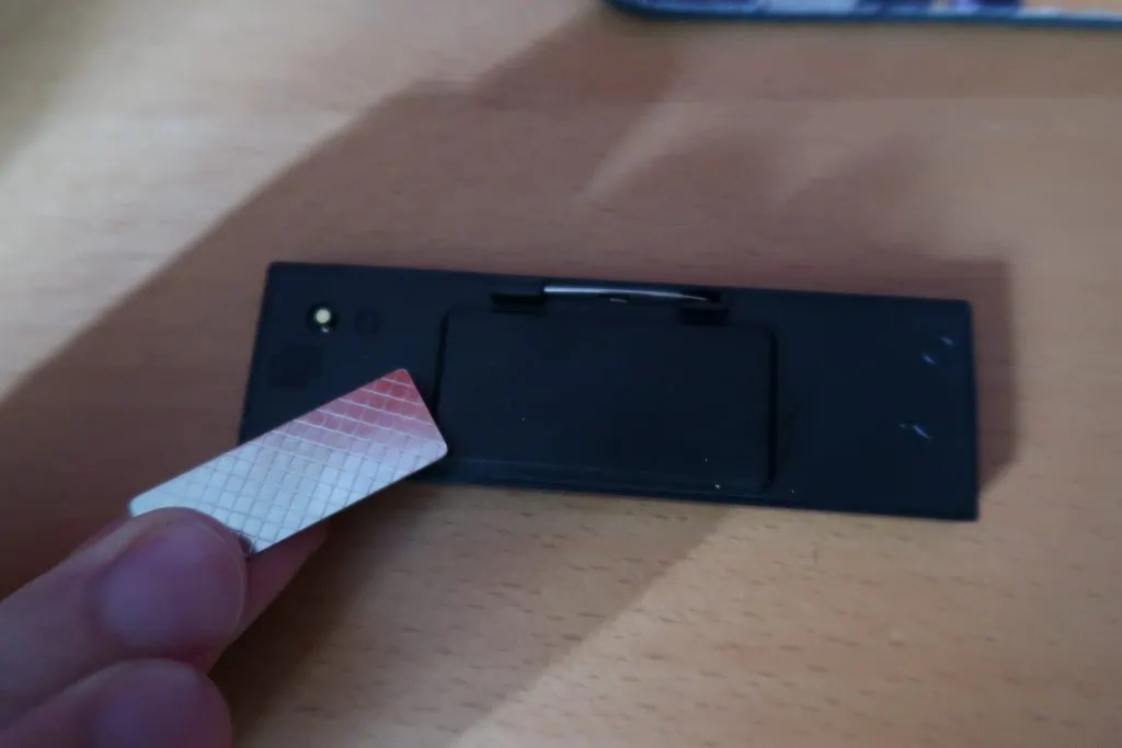 Test d'un badge rechargeable et programmable