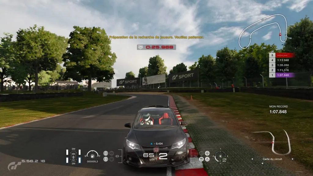 Test Gran Turismo Sport sur PS4