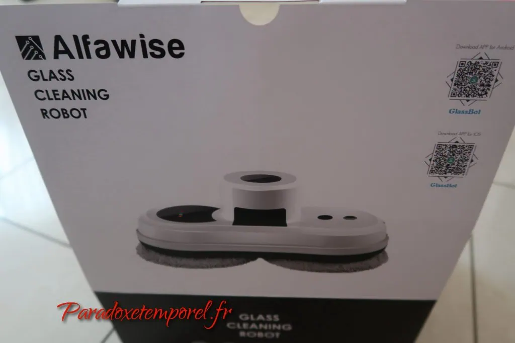 Test robot lave vitre Alfawise S60