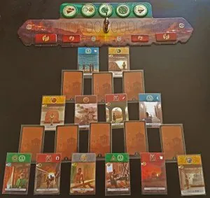 7 wonders Duel, la version 2 joueurs du célèbre jeu édité par Repos Production