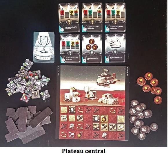 Test de Super Motherload, un deck building martien chez Roxley Games