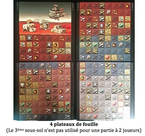 Test de Super Motherload, un deck building martien chez Roxley Games