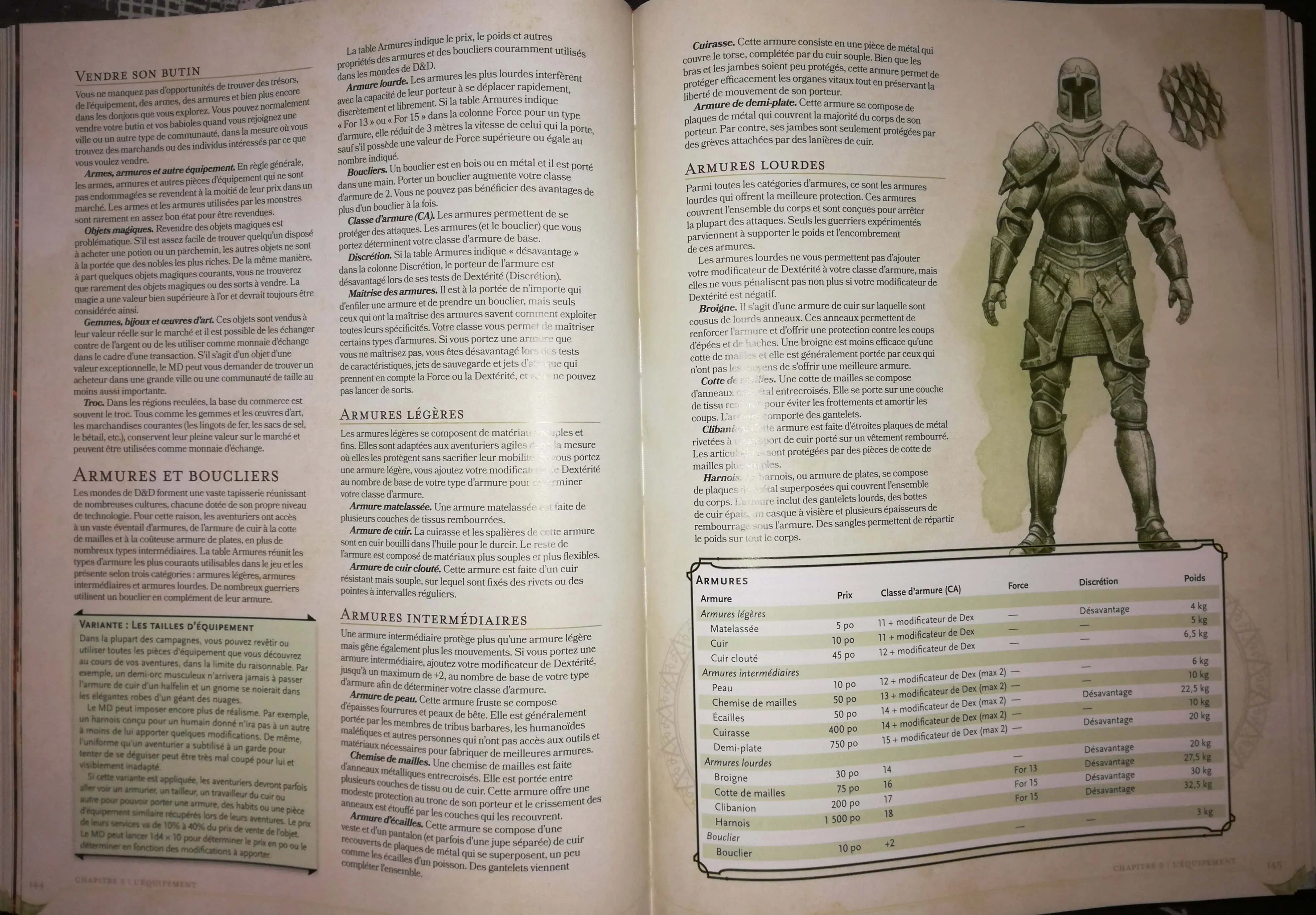 Dungeons & Dragons 5e Éd. : Player's Handbook, le guide de référence des joueurs de D&D chez Black Book Edition