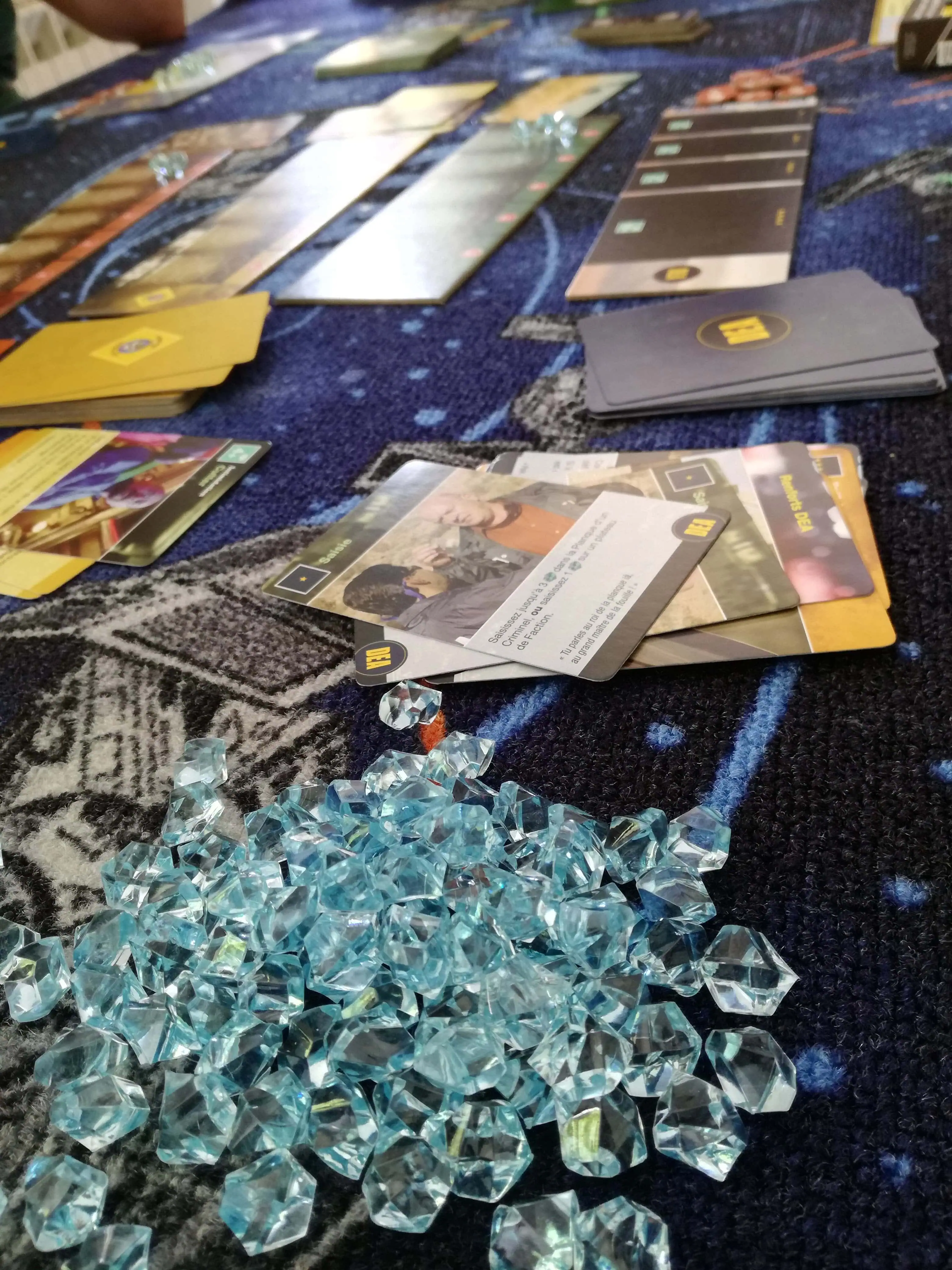 La Blue Sky et la disposition du jeu