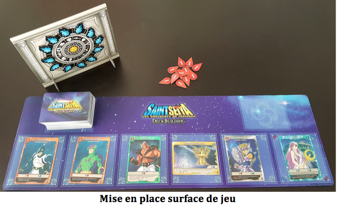 Test de Saint Seiya, les Chevaliers du Zodiaque. Du deckbuilding cosmique Chez Yoka By Tsume