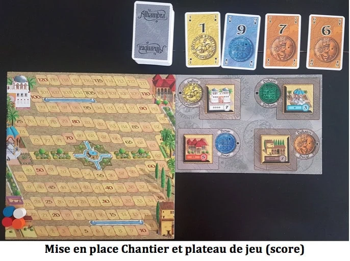 Alhambra, bâtissez le plus beau palais Chez Queen Games