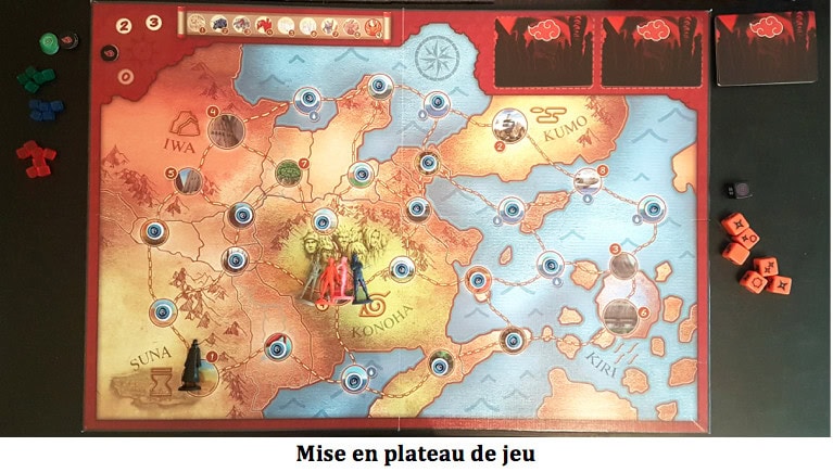 Test de Naruto Shippuden, le jeu de société, incarnez les célèbres héros du manga chez Yoka By Tsume