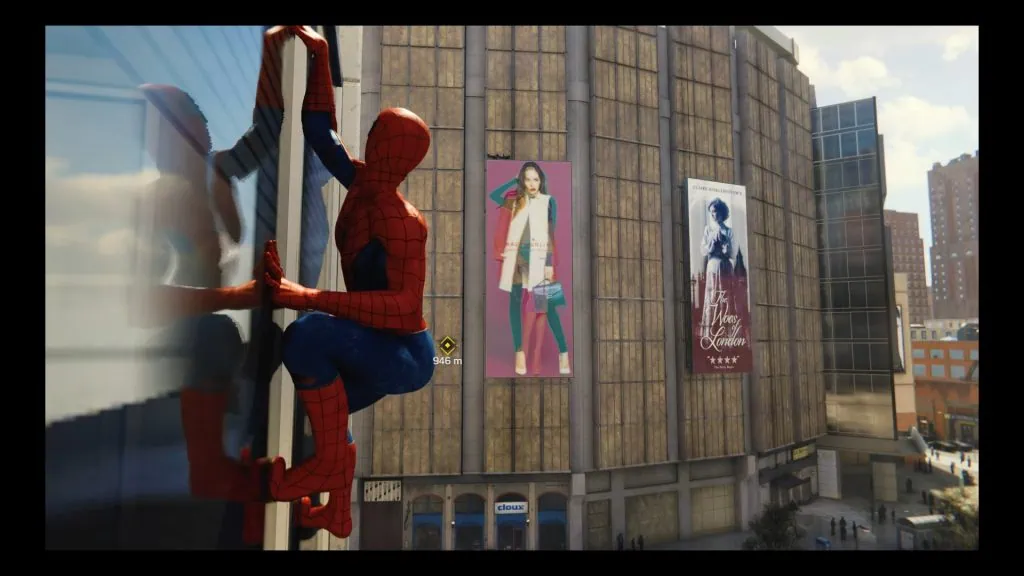 Test Marvel's spider-man ps4 reflet