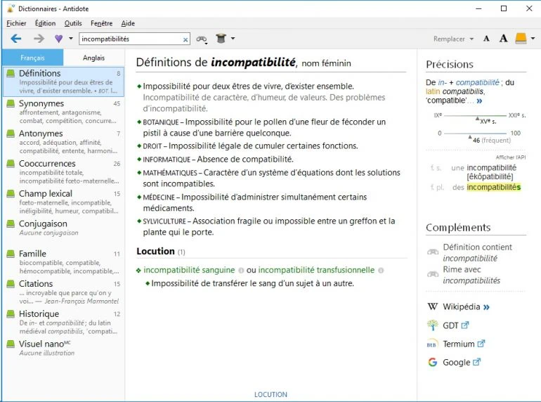 Antidote 9 V5.2 : Incompatibilités avec macOS 10.14