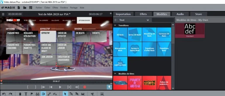 MAGIX Vidéo 2019