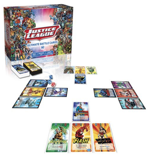 Justice League Ultimate Battle Cards, Bad Guys or Good Guys chez Topi Games