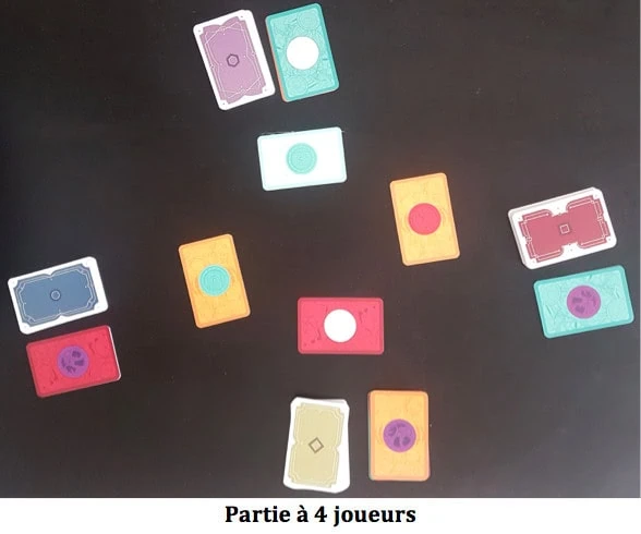 Nimble, le cadre rouge sur le rond rouge et le cadre vert sur le rond vert chez Act In Games