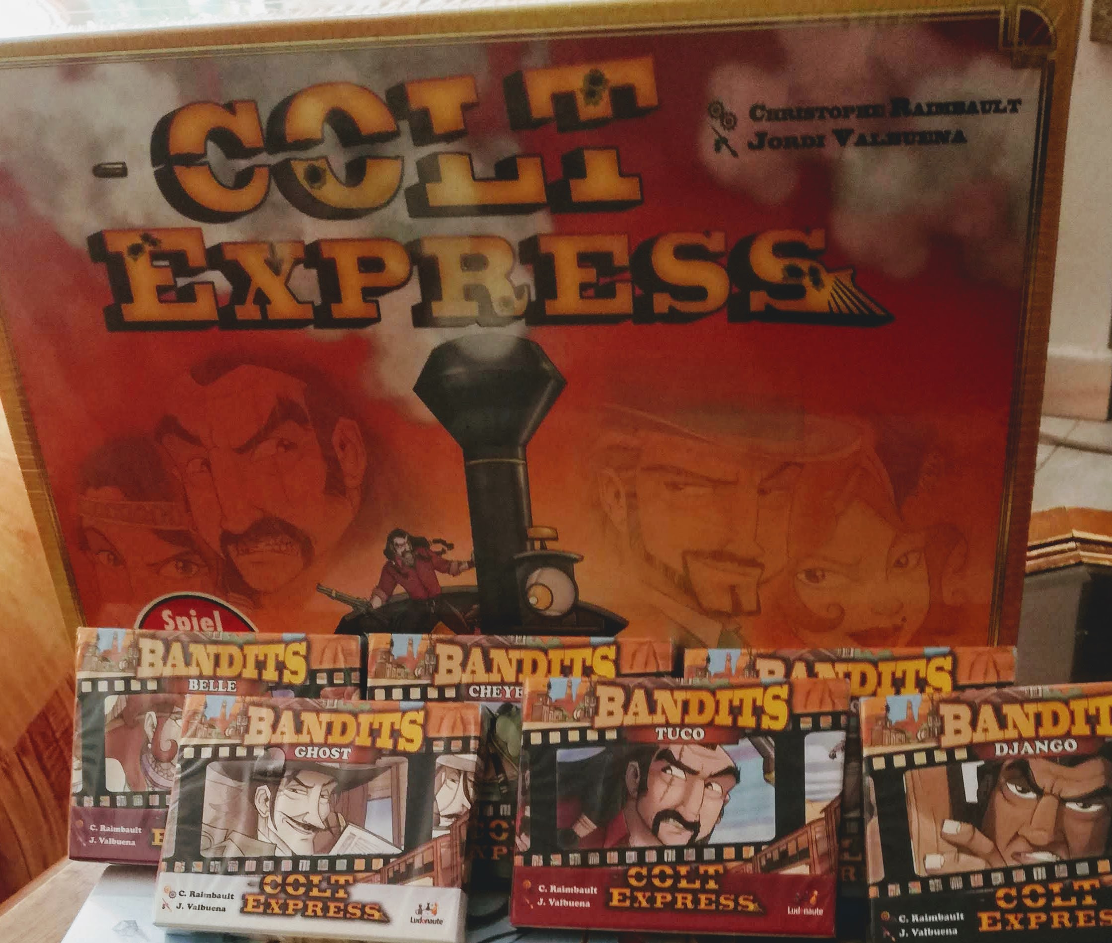 Colt Express, découvrez les extensions Bandits chez Ludonaute