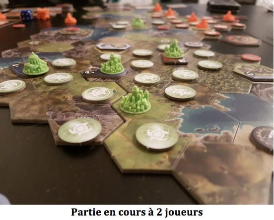 Sid Meier’s Civilization : Une Nouvelle Aube, traversez les Ages chez Fantasy Flight Games.