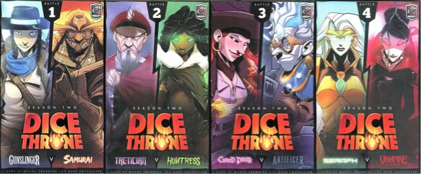 Test de Dice Throne Season 2, remettez le couvert chez Roxley Games