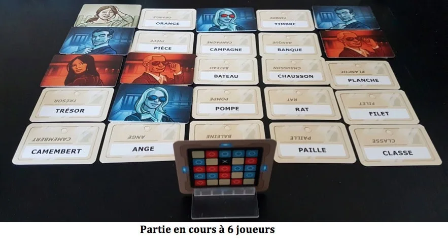 Codenames, le salon des Espions Chez Iello