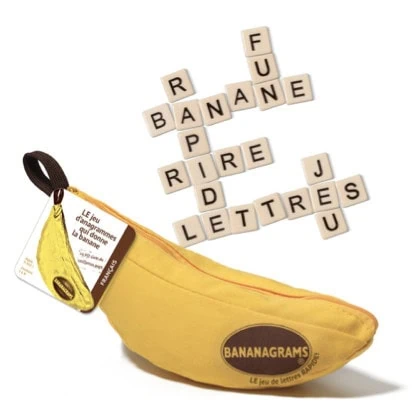 Bananagrams, si vous avez un petit creux ludique chez Bananagrams Inc. Et PMW Distribution